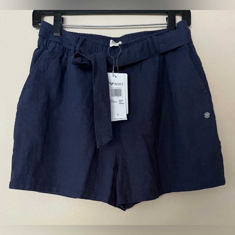 Roxy high waist linen Shorts